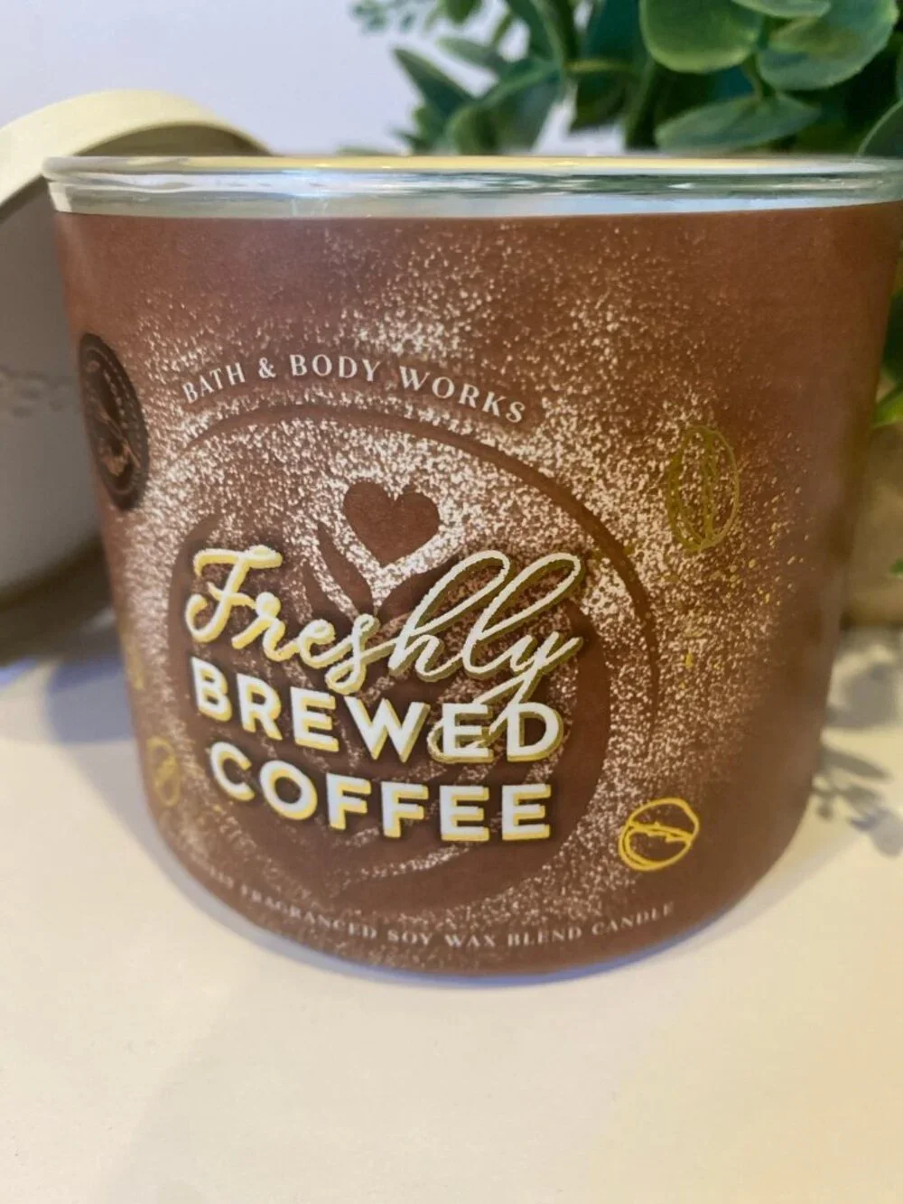 “Freshly Brewed Coffee” Bath & Body Works NEW 3 Wick Candle